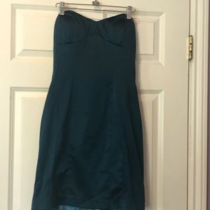 Teal formal homecoming/prom dress